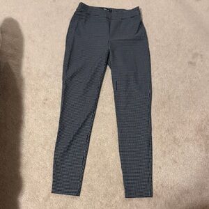 Reitmans Black and White Checkered Ankle Pants
